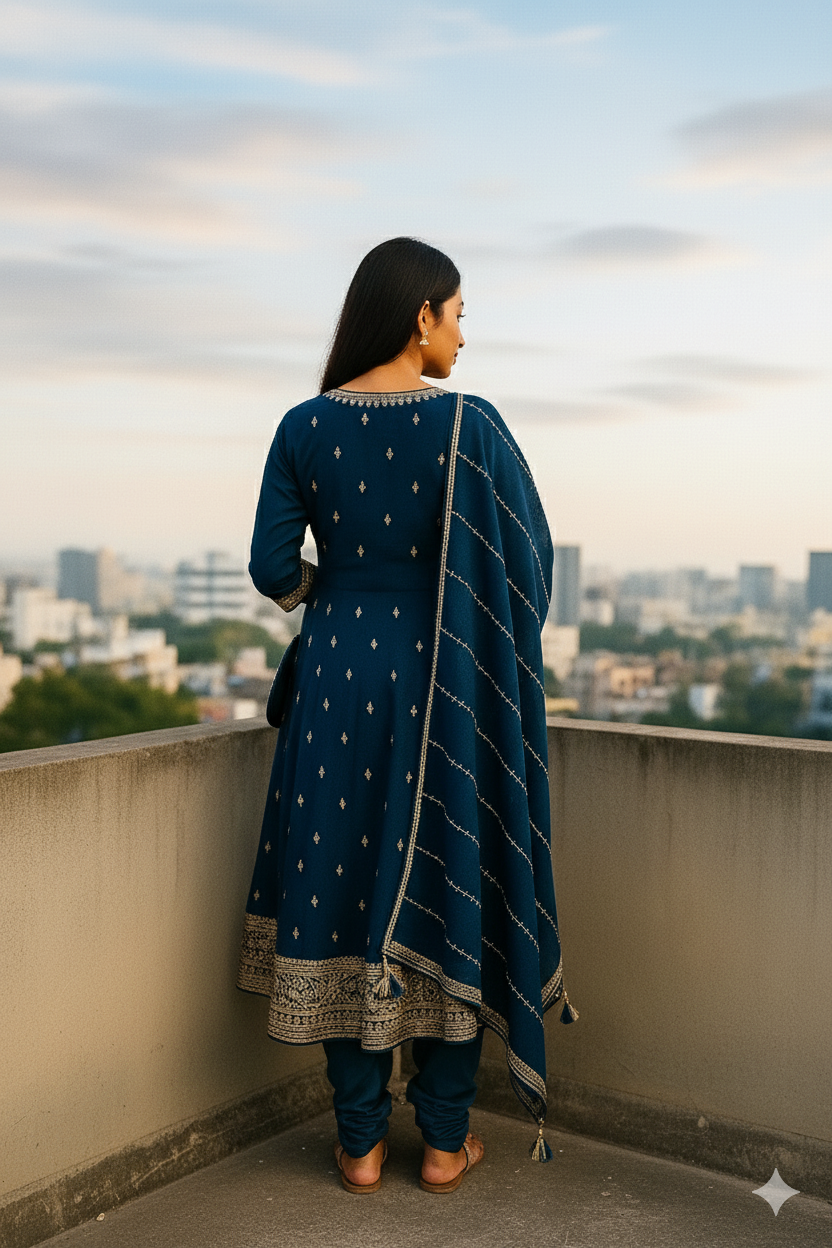 Ethnic Premium Annarkali Heavy work Suit for Women