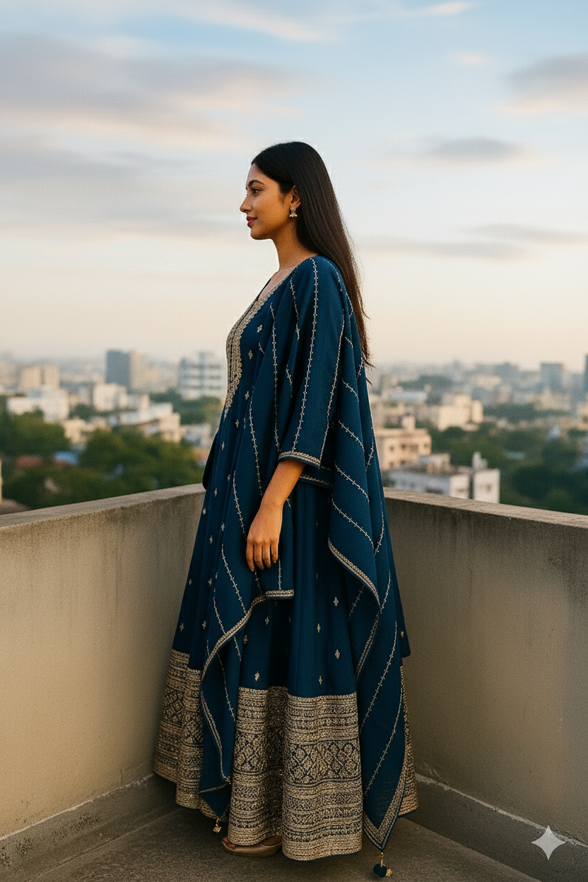 Ethnic Premium Annarkali Heavy work Suit for Women