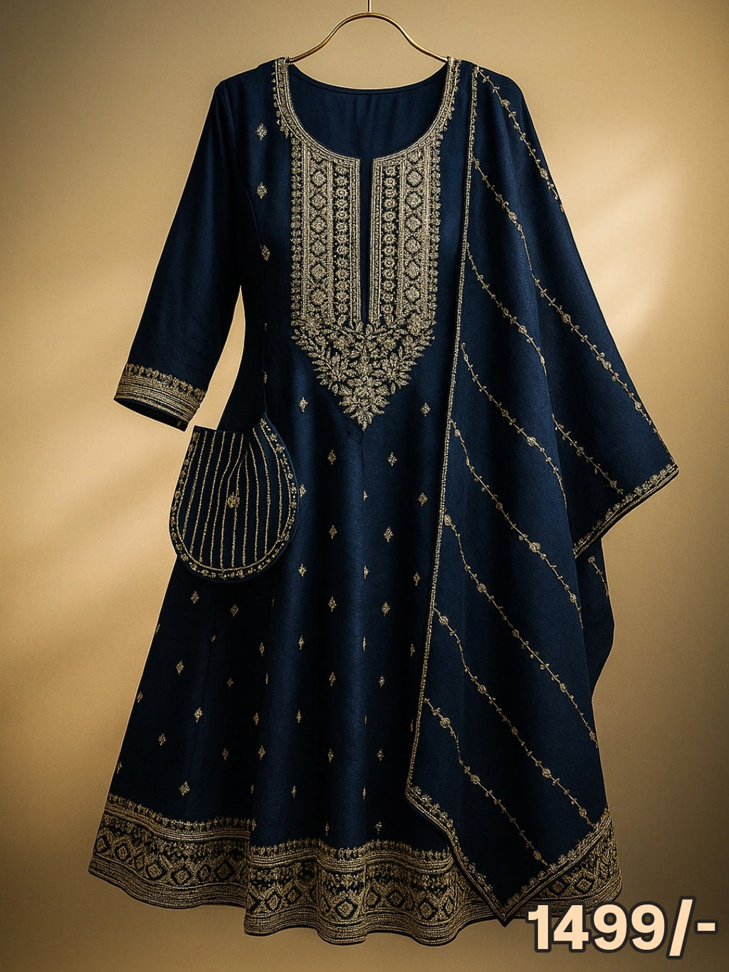 Ethnic Premium Annarkali Heavy work Suit for Women