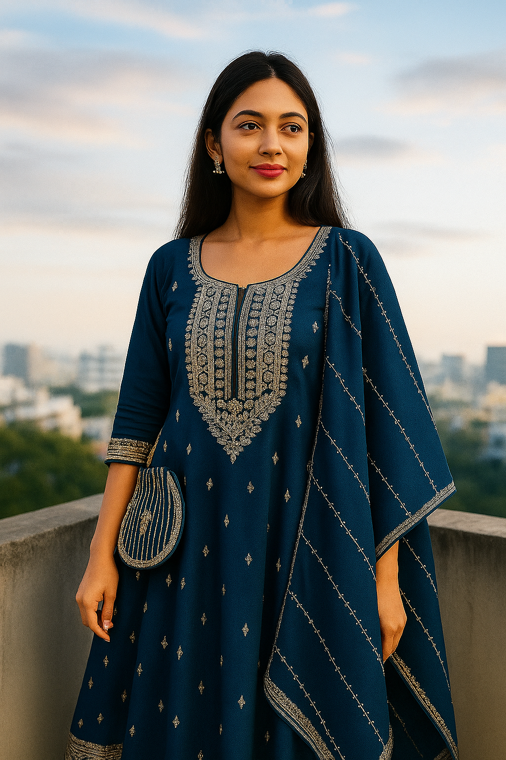 Ethnic Premium Annarkali Heavy work Suit for Women